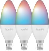 Hombli Smart Bulb E14 RGB + WW - 3 Pack