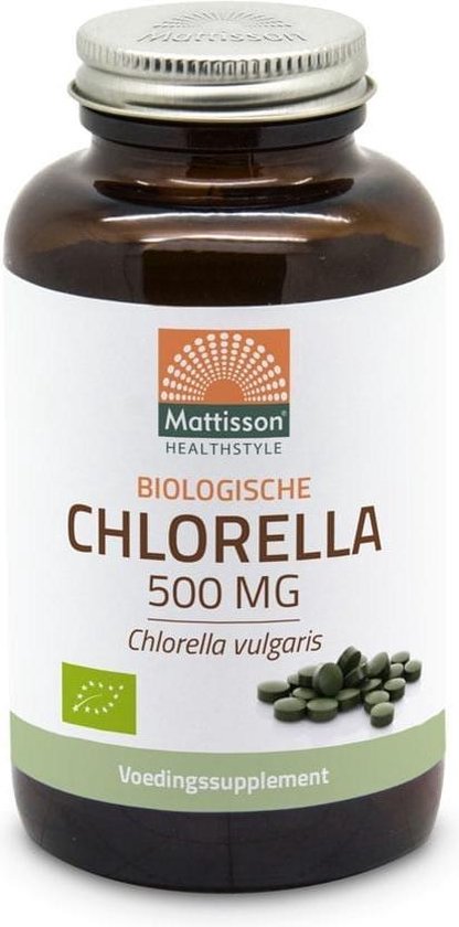 Supplement - Biologische Chlorella 500mg - 240 tabletten