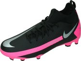 Nike jr phantom gt academy df fg/mg in de kleur zwart/roze.