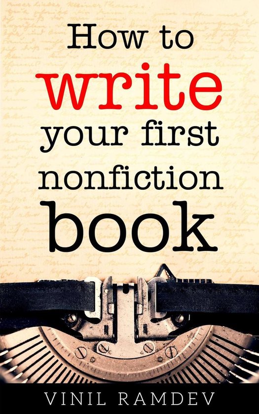 How to Write Your First Nonfiction Book - cover