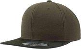 Urban Classics Snapback Pet Camo Visor Groen