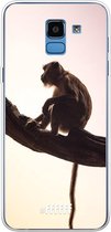 Samsung Galaxy J6 (2018) Hoesje Transparant TPU Case - Macaque #ffffff