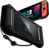 Hoesje Nintendo Switch - Spigen Rugged Armor Case  - Zwart