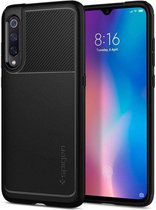 Hoesje Xiaomi Mi 9 - Spigen Rugged Armor Case  - Zwart