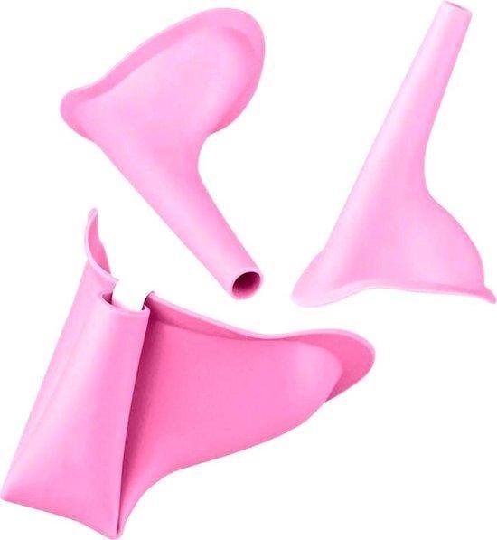 Plastuitje Vrouwen - Plastuit Roze - Plaskoker Siliconen - Herbruikbaar - Merkloos