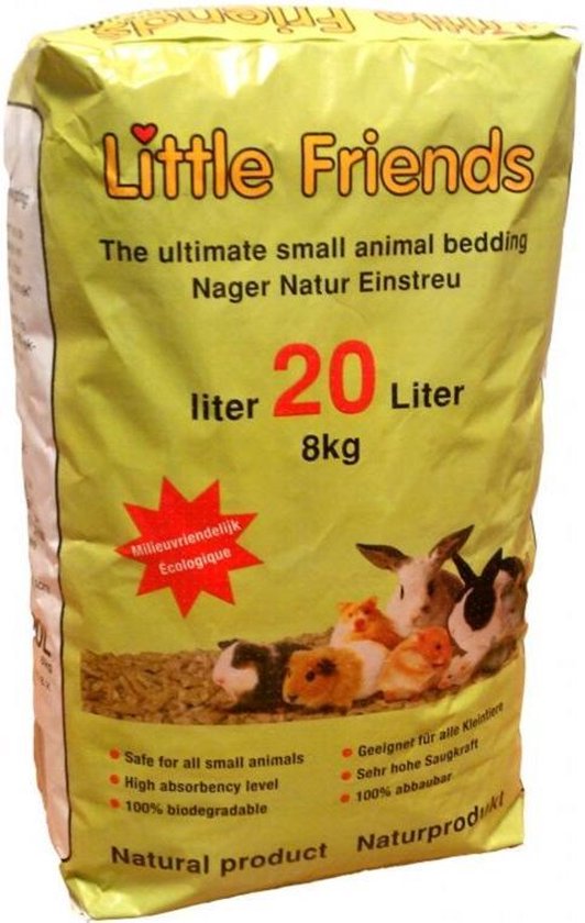 Bol Com Little Friends Strokorrel Kat Konijn En Knaagdier Bodembedekking En