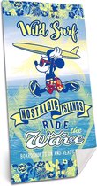 Disney Strandlaken Mickey Mouse 140 X 70 Cm Katoen Blauw/geel