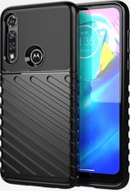 Case2go - Hoesje geschikt voor Motorola Moto G8 Power - Schokbestendige TPU Back Cover - Zwart