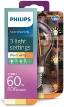 Philips LED lamp SceneSwitch Lichtbron - Fitting E27 - 3 stappen Dimbaar