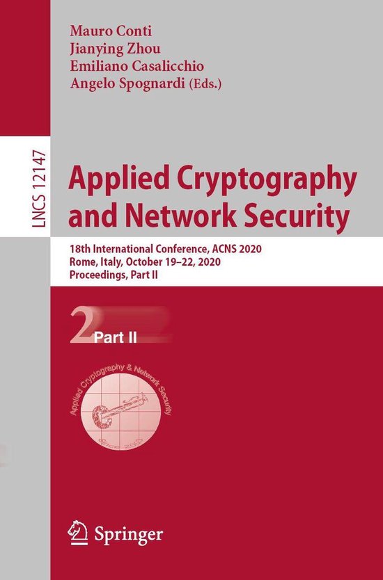 Springer Nature Proceedings Computer Science 2 - Applied Cry ... - cover