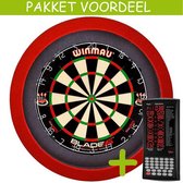 Elektronisch Dart Scorebord VoordeelPakket (Viper ) - Dual Core - Dartbordverlichting Basic (Rood)
