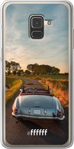 Samsung Galaxy A8 (2018) Hoesje Transparant TPU Case - Oldtimer Mercedes #ffffff
