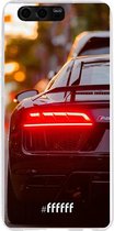 Honor 9 Hoesje Transparant TPU Case - Audi R8 Back #ffffff