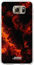 Samsung Galaxy S6 Hoesje Transparant TPU Case - Hot Hot Hot #ffffff