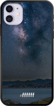 iPhone 11 Hoesje TPU Case - Landscape Milky Way #ffffff