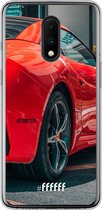 OnePlus 7 Hoesje Transparant TPU Case - Ferrari #ffffff