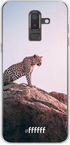 Samsung Galaxy J8 (2018) Hoesje Transparant TPU Case - Leopard #ffffff