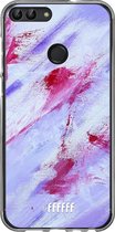 Huawei P Smart (2018) Hoesje Transparant TPU Case - Abstract Pinks #ffffff