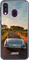 Samsung Galaxy A50 Hoesje Transparant TPU Case - Oldtimer Mercedes #ffffff