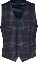 Hensen Gilet - Slim Fit - Blauw - 56