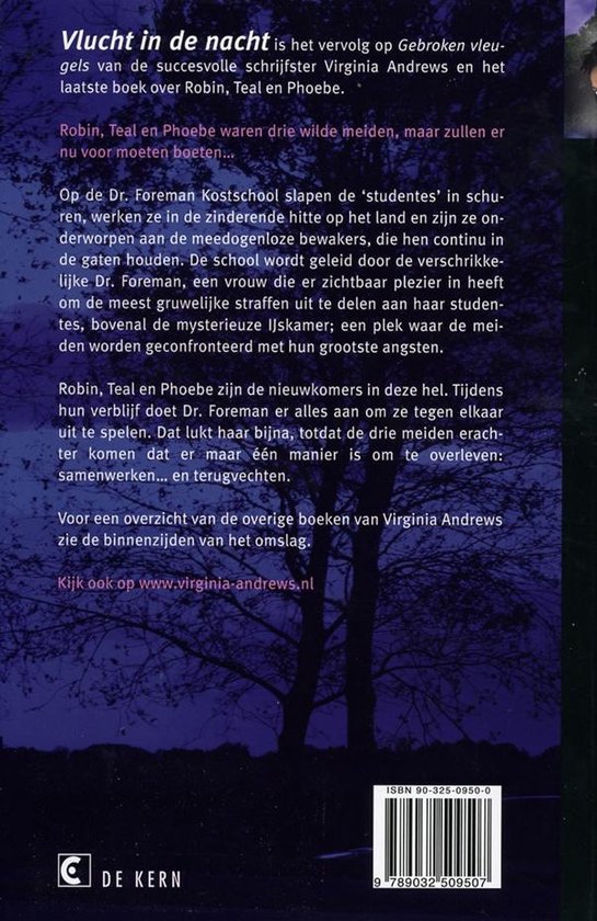 Vlucht In De Nacht, Virginia Andrews 9789032509507 Boeken bol
