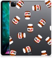 Bumper Case iPad Pro 12.9 (2020) | iPad Pro 12.9 (2021) Hippe Hoesje Quotes Nut Jar met transparant zijkanten