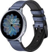 Samsung Galaxy Watch bandje 40mm - Samsung Galaxy Watch Active 2 42mm / 44mm - iMoshion Echt Lederen Smartwatch bandje - Blauw