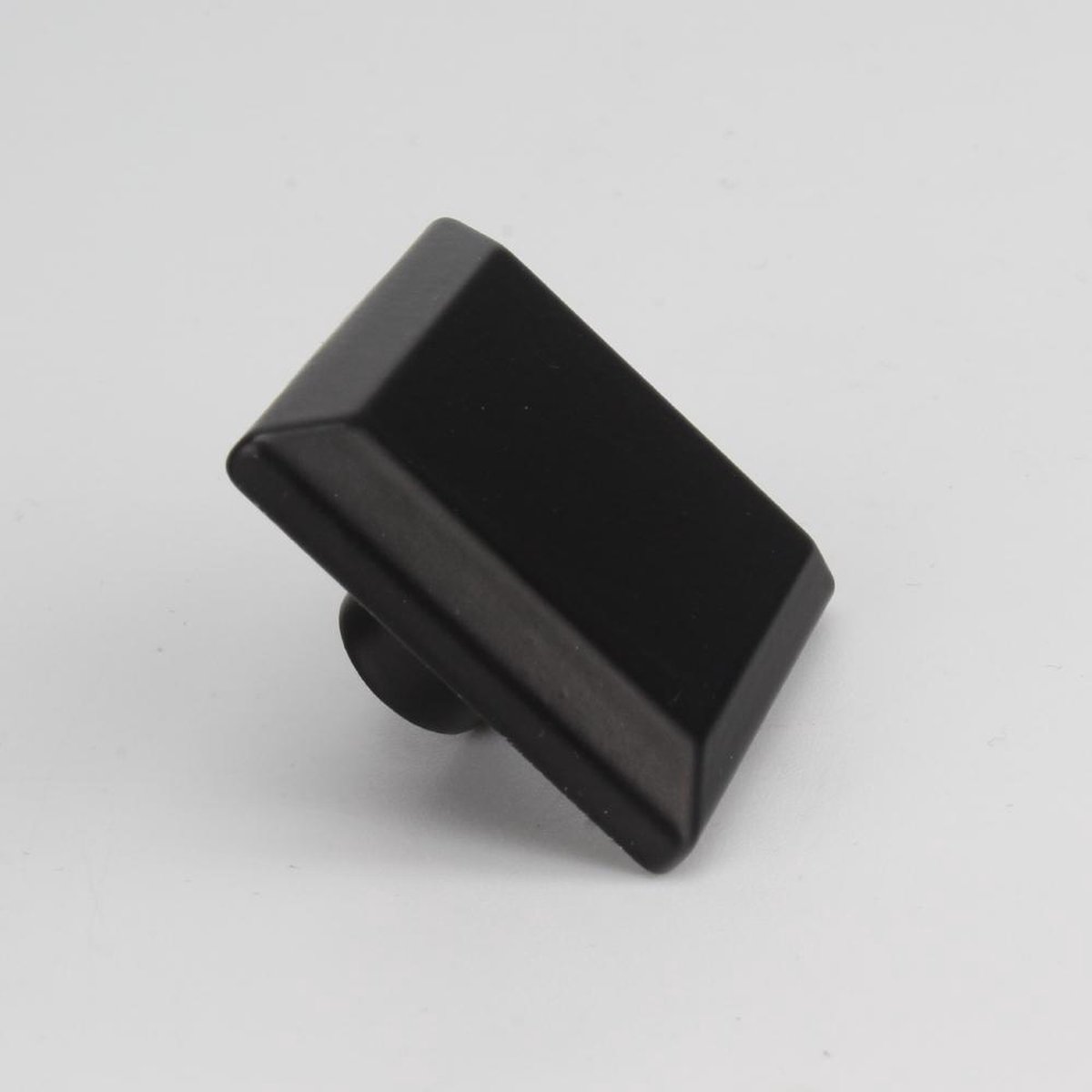 Deurknop Leon - zwart - metaal - geschikt voor binnen - industrieel