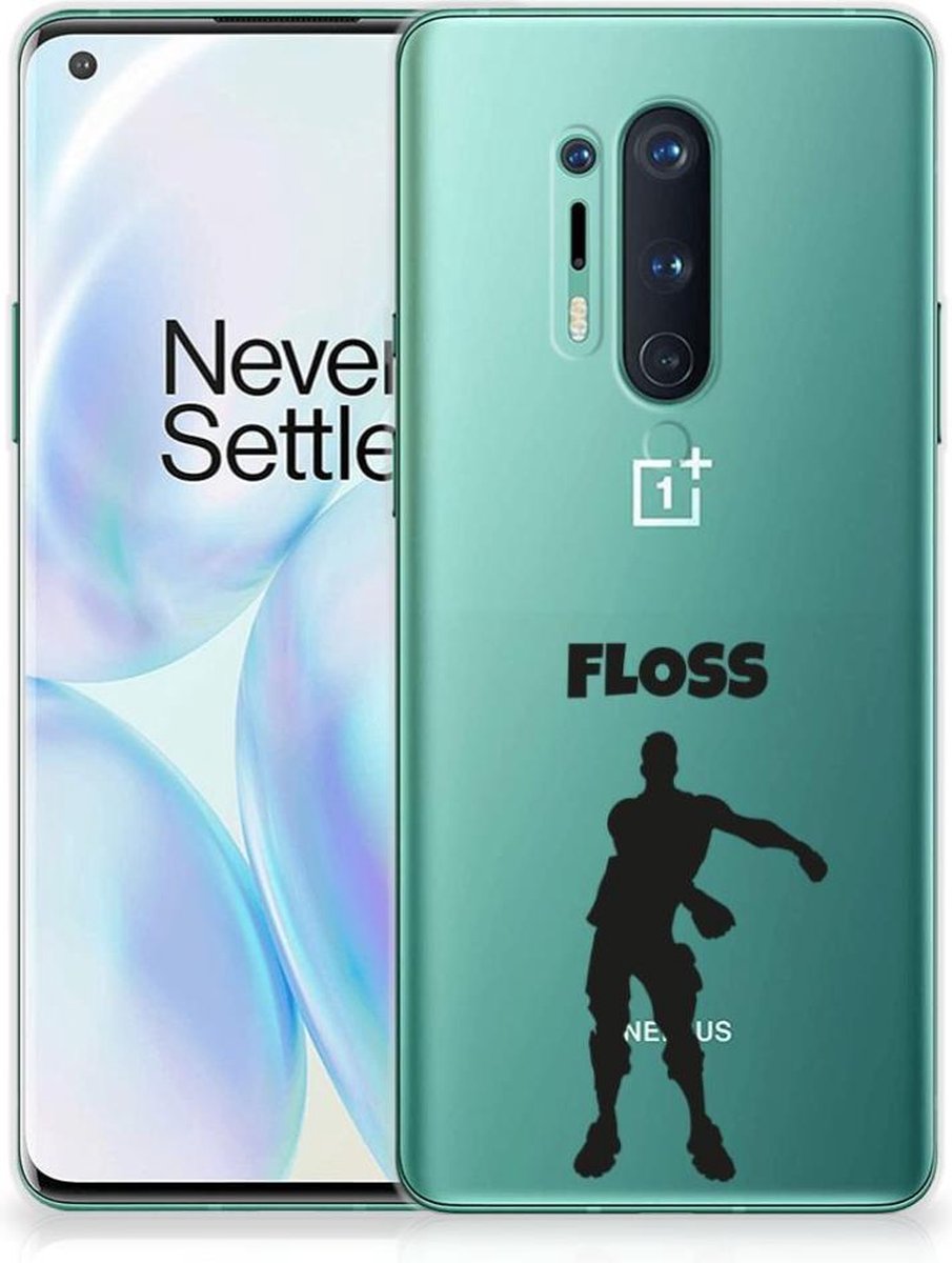 OnePlus 8 Pro Telefoonhoesje met Naam Floss
