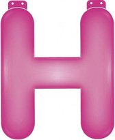 funtext letter H roze