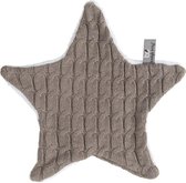 Baby's Only Knuffeldoekje ster Cable - taupe