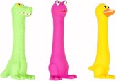 Duvo+ Latex kikker/krokodil/eend staand met vulling, LET OP ! GEEN KEUZE MOGELIJK !!