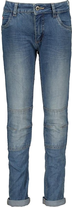 Tygo&Vito Jongens lange broeken Tygo&Vito T&v skinny stretch jeans double knee grijs 146