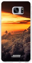 Samsung Galaxy S7 Edge Hoesje Transparant TPU Case - Sea of Clouds #ffffff