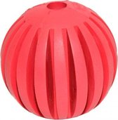 Duvo+ Rubber tanzanian bal Rood/groen 7,5cm, GEEN KEUZE MOGELIJK