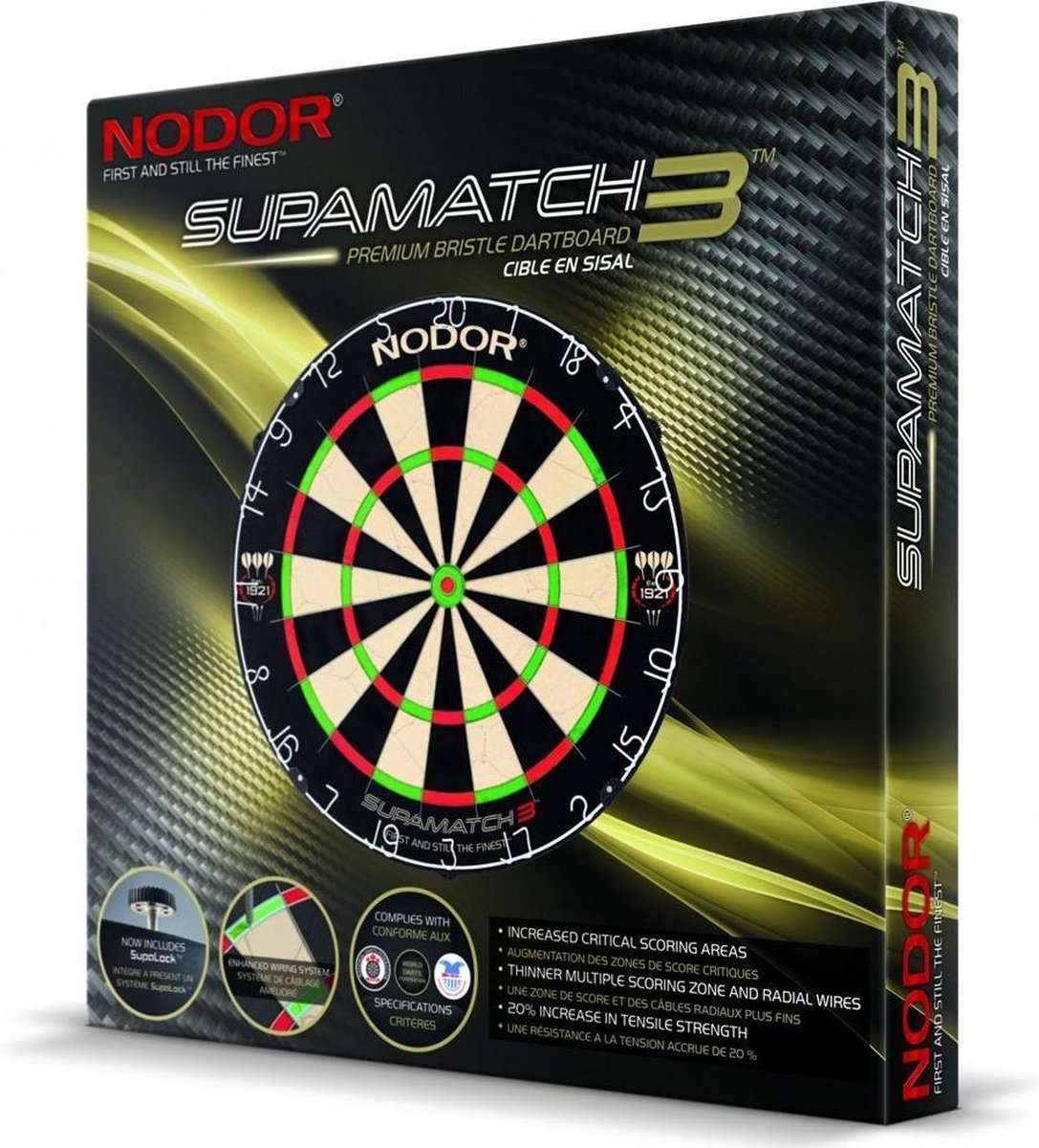 Nodor Supamatch 3 Dartbord | bol.com