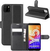 Book Case - Huawei Y5P Hoesje - Zwart