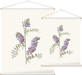 Vogelwikke (Tufted Vetch) - Foto op Textielposter - 60 x 80 cm