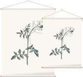 Witte Waterkers (Water Cress) - Foto op Textielposter - 120 x 160 cm