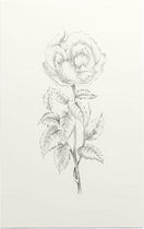 Geen Titel 7 Schets - Foto op Forex - 30 x 45 cm