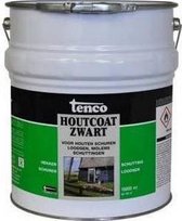 Tenco houtcoat zwart - 10 liter