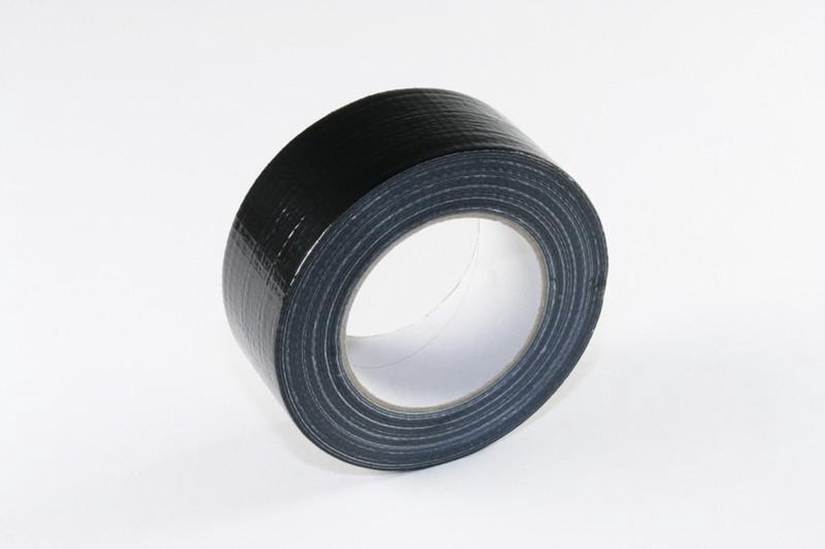 Ducktape zwart - Duck Tape - Ducttape - Duct Tape - 50mm x 50m - per rol - Profipack