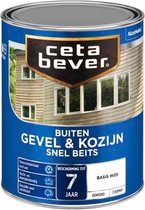 CetaBever Gevel & Kozijn Snel Beits - Zijdemat - Donker Groen - 750 ml