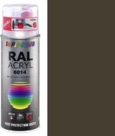 Motip Dupli-Color Spuitbus Acryl Hoogglans - RAL 6014 Geel Olijfgroen