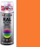 Dupli-Color acryllak hoogglans RAL 2003 pastel oranje - 400 ml.
