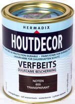 Hermadix Houtdecor Verfbeits Transparant - 0,75 liter - 655 Noten
