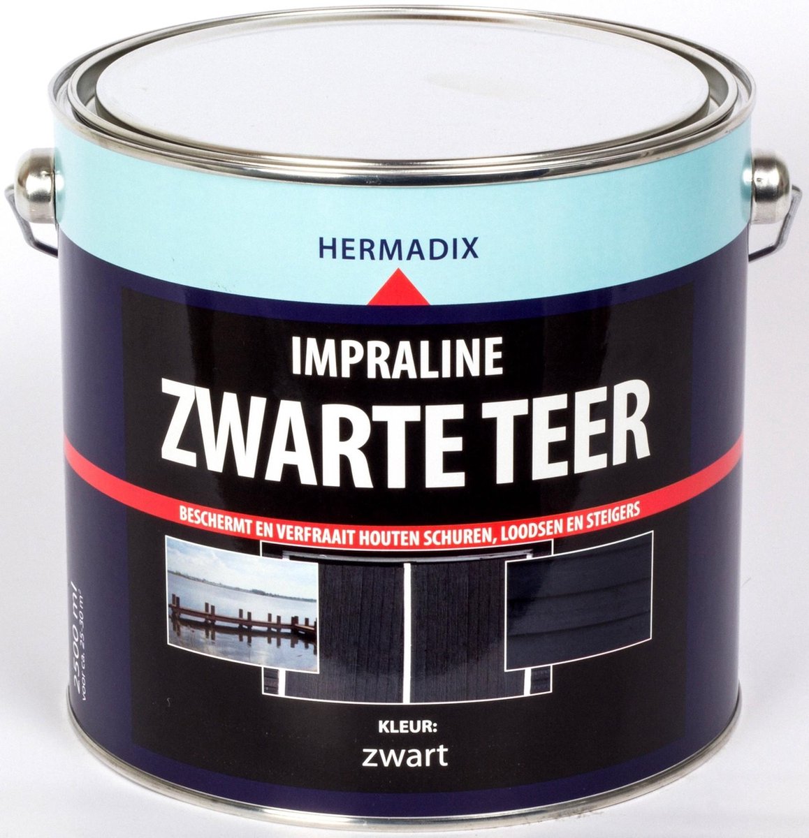 Hermadix Impraline Zwarte Teer - 2,5 liter - Hermadix