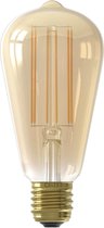 CALEX - LED Lamp - Rustiek - Filament ST64 - E27 Fitting - Dimbaar - 4W - Warm Wit 2100K - Amber - BSE
