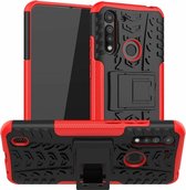 Motorola Moto G8 Power Lite Hoesje - Schokbestendige Back Cover - Rood