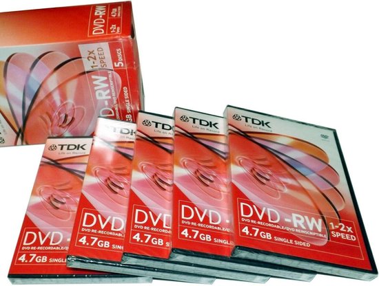 Tdk 5 X Dvd Rw 4 7 Gb Bol Com
